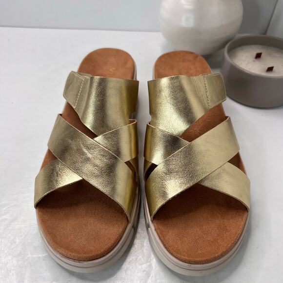 Vionic Uptown Sunset Leather Criss Cross Sandal Comfort Black Women's 13M NWOB - Picture 5 of 10